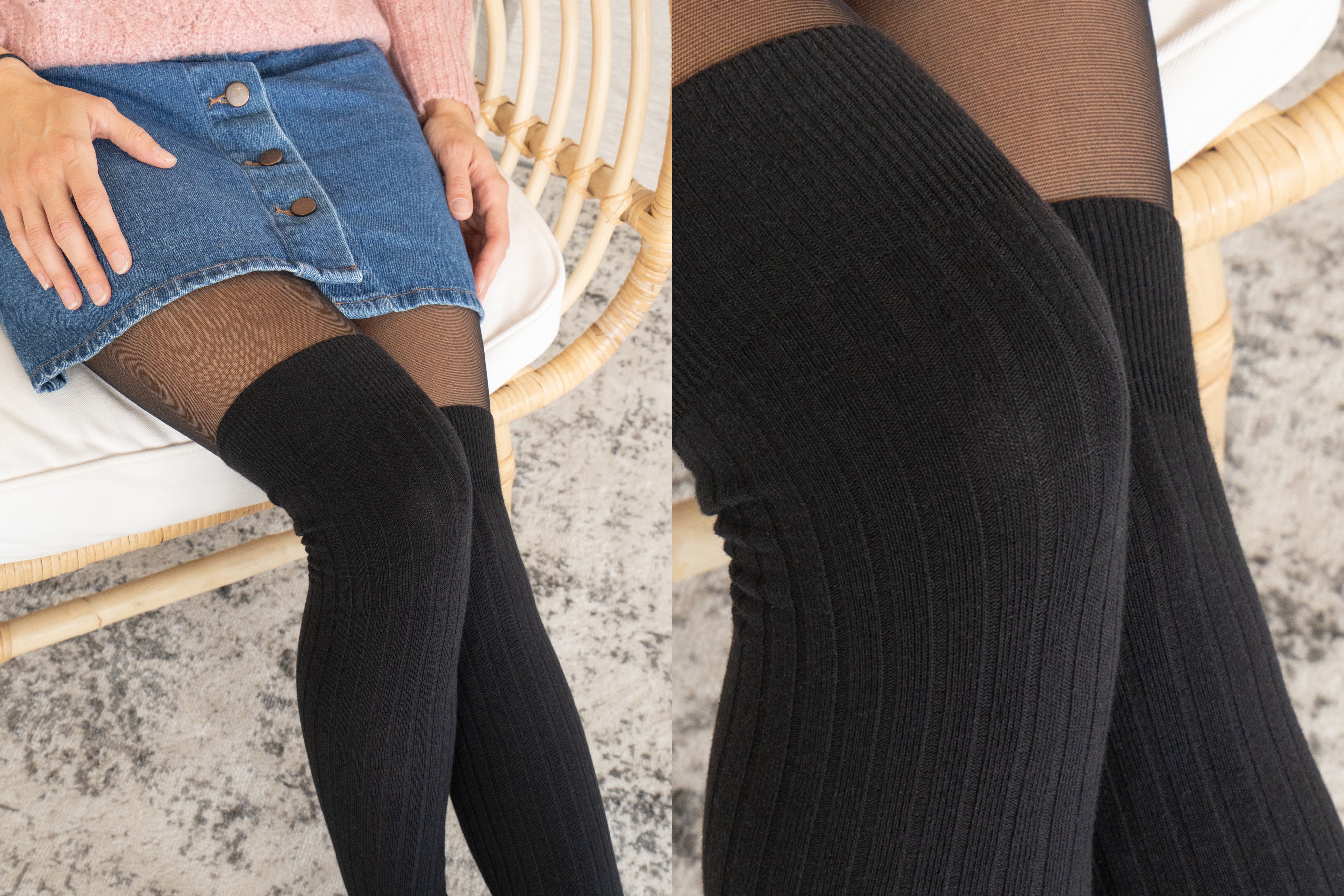 Knee High Sock Leggings | Workout Leggings | FitGal Activewear