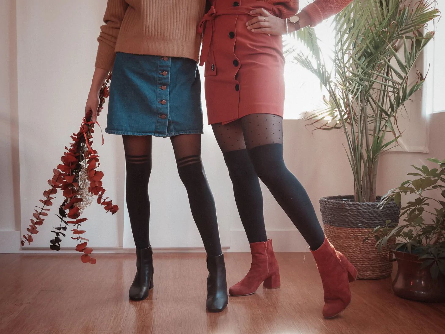 HeatGuard Ladies Thermal Leggings Opaque Tights for women Ladies Winter  Leggings Size Small Black