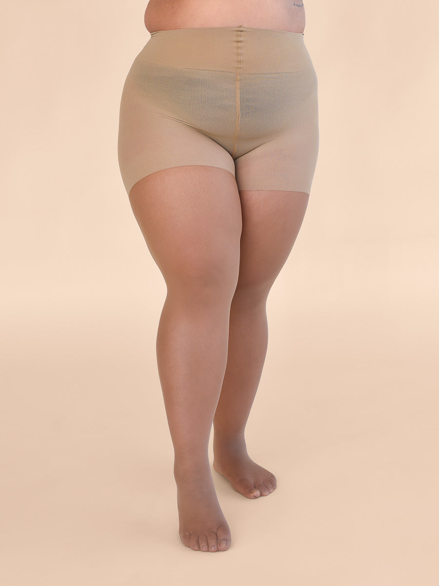 Plus size sheer hosiery