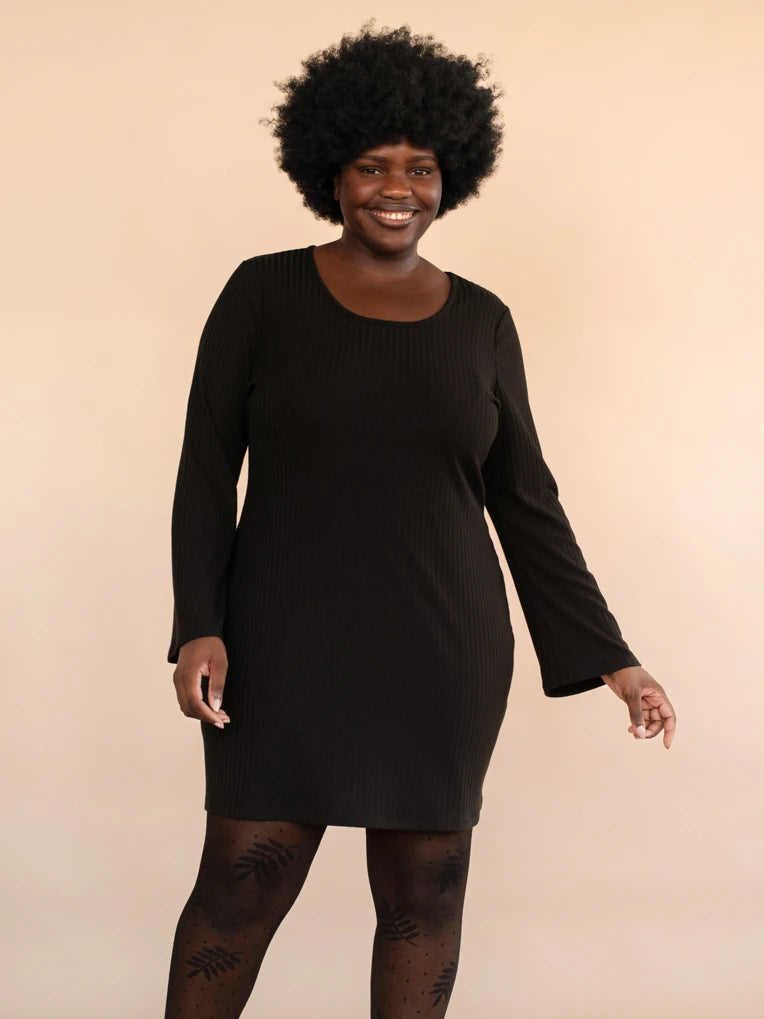 Black Rib Dress