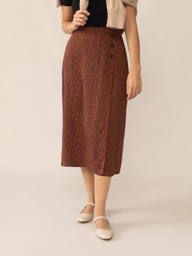 Anaïs Wild Flowers Wrap Skirt – From Rachel