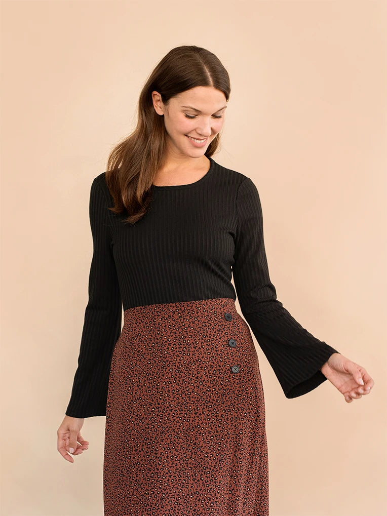Black Rib Top