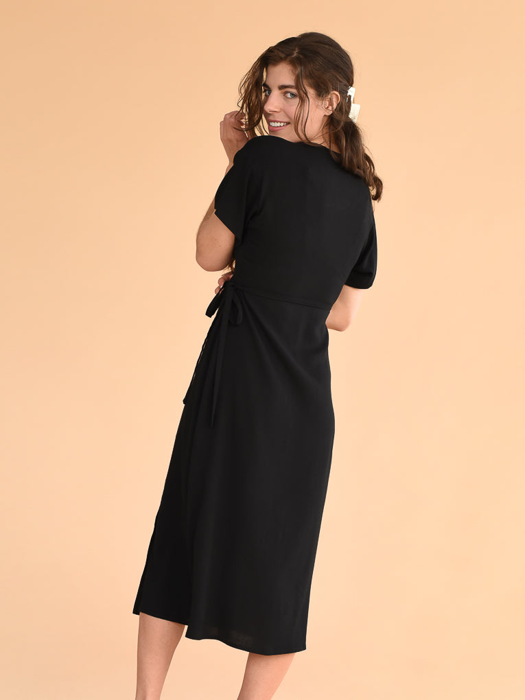 Robe noire longue
