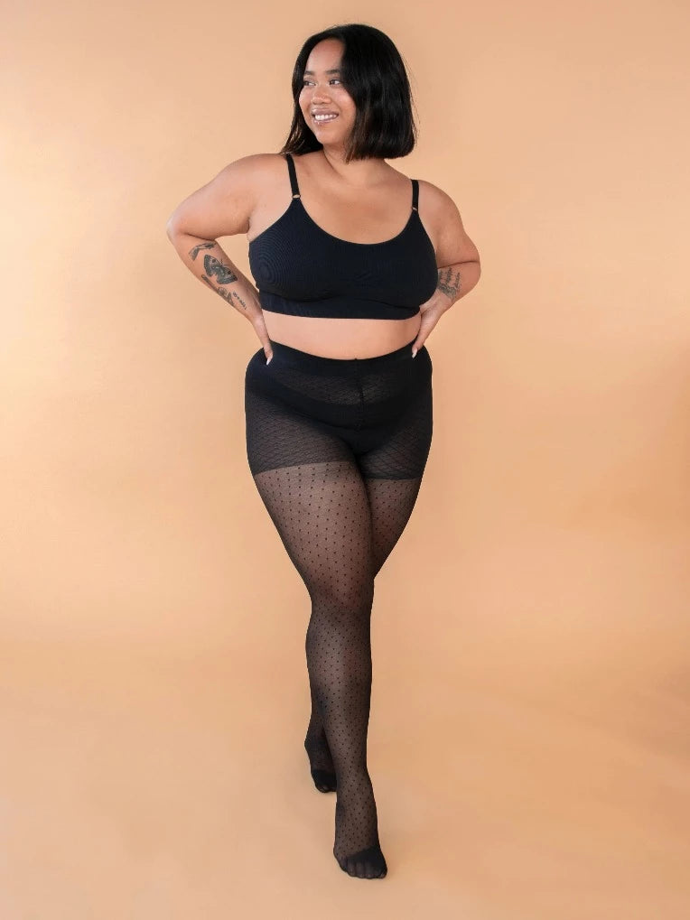 women's plus size fishnet hosiery