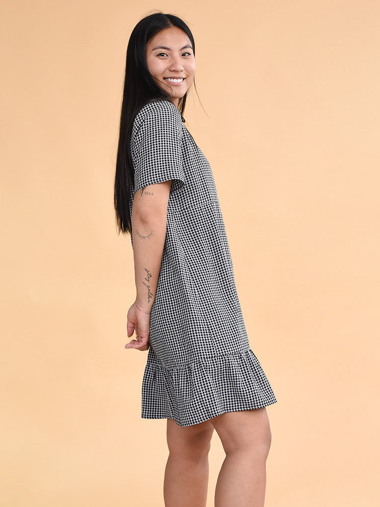 Robe à carreaux pour femmes