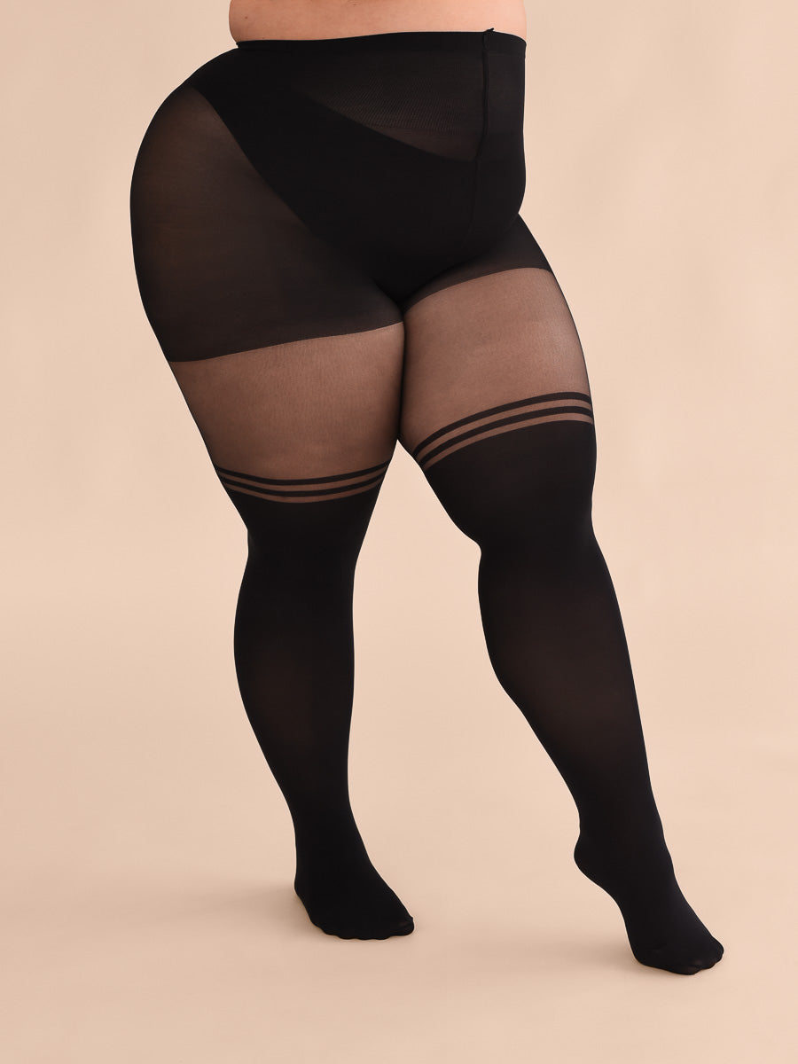 collants grandes tailles pour femmes