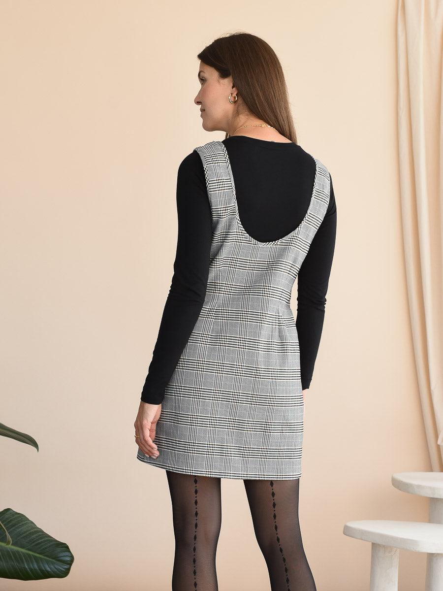 Robe à carreaux pour femmes