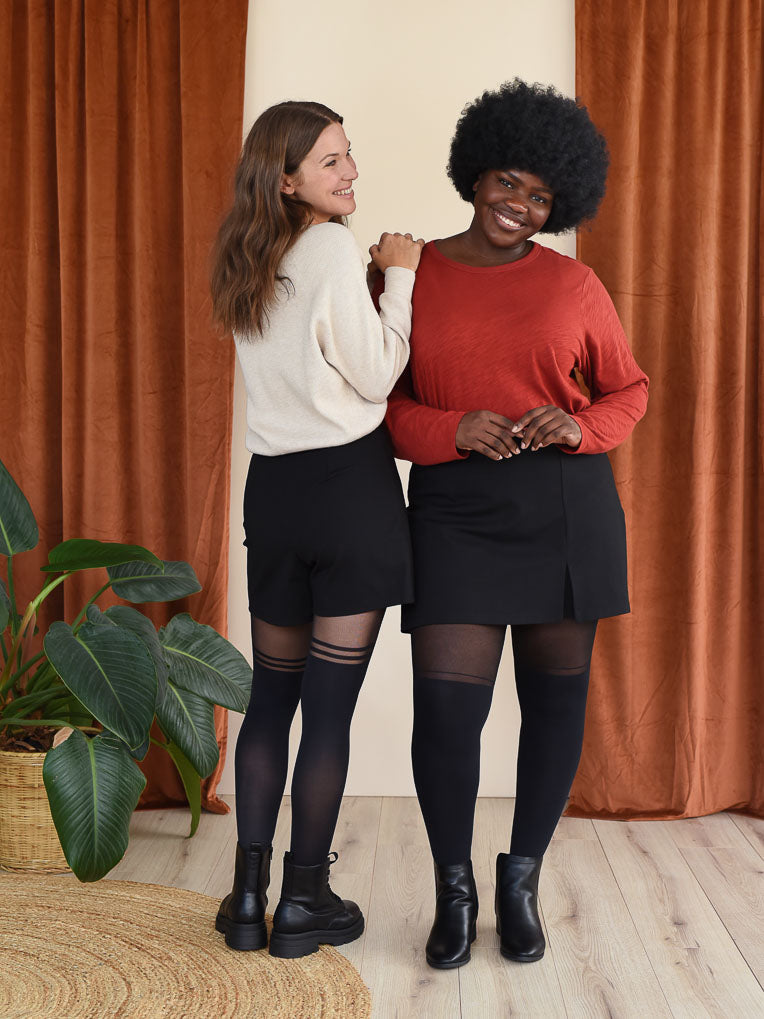 Sydney Black Skort for women
