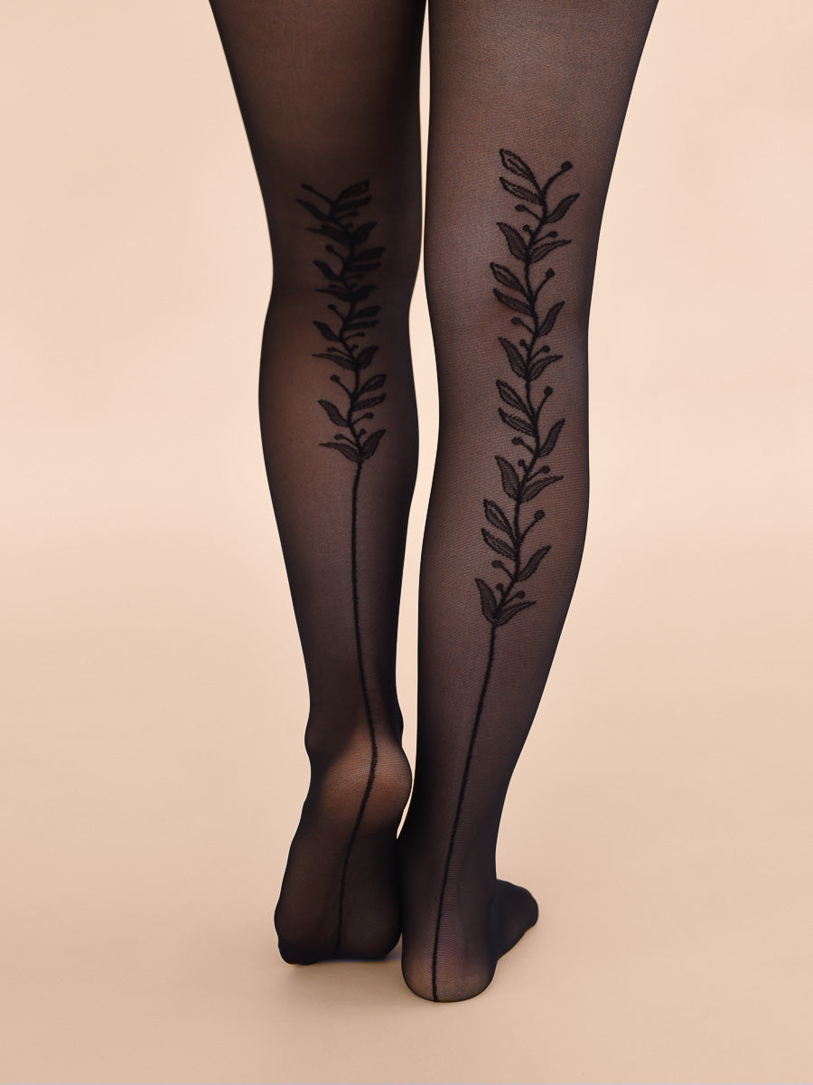 Floral hosiery