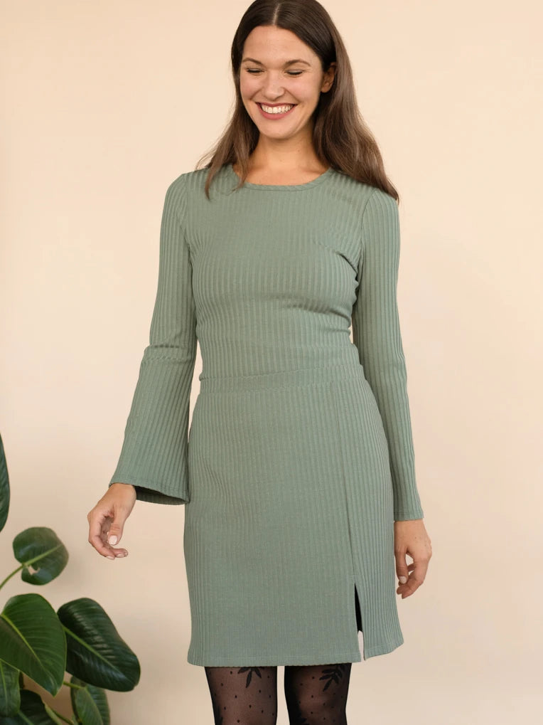 Sage Rib Skirt