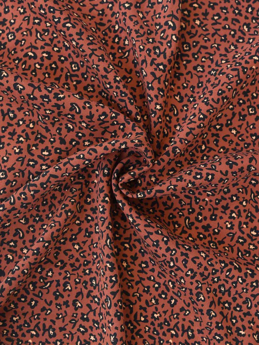 Printed midi skirt