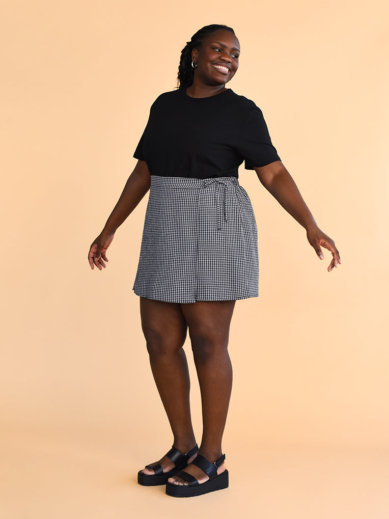 Jupe-short taille plus pour femmes Canada