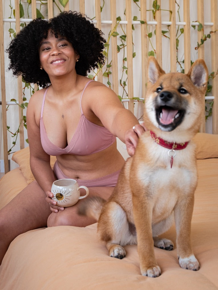 Eco Microfiber Bralette (pink)