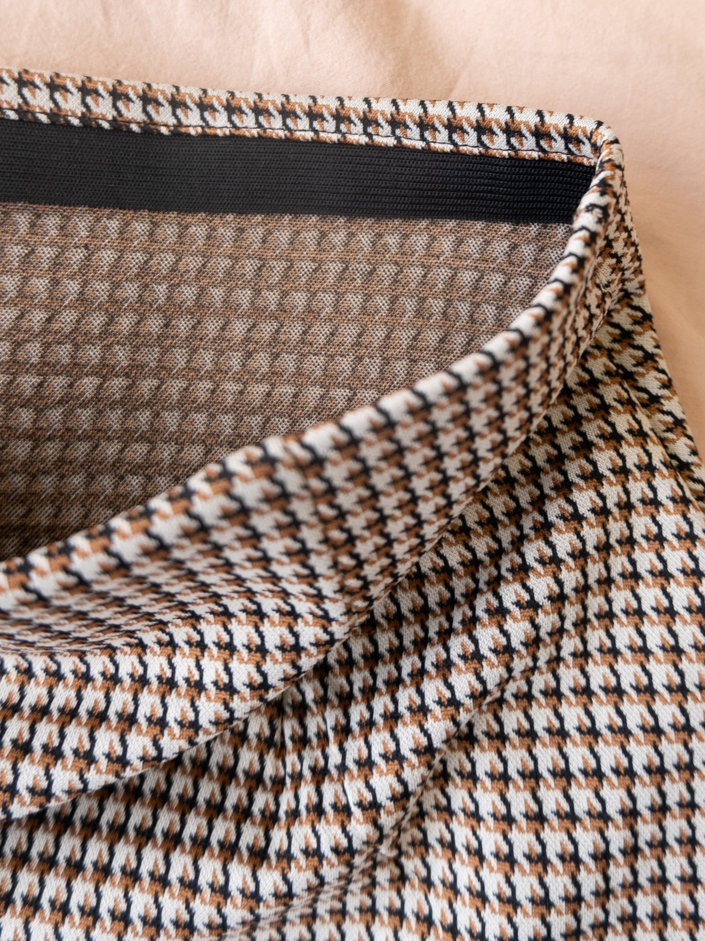 Houndstooth Mini Skirt