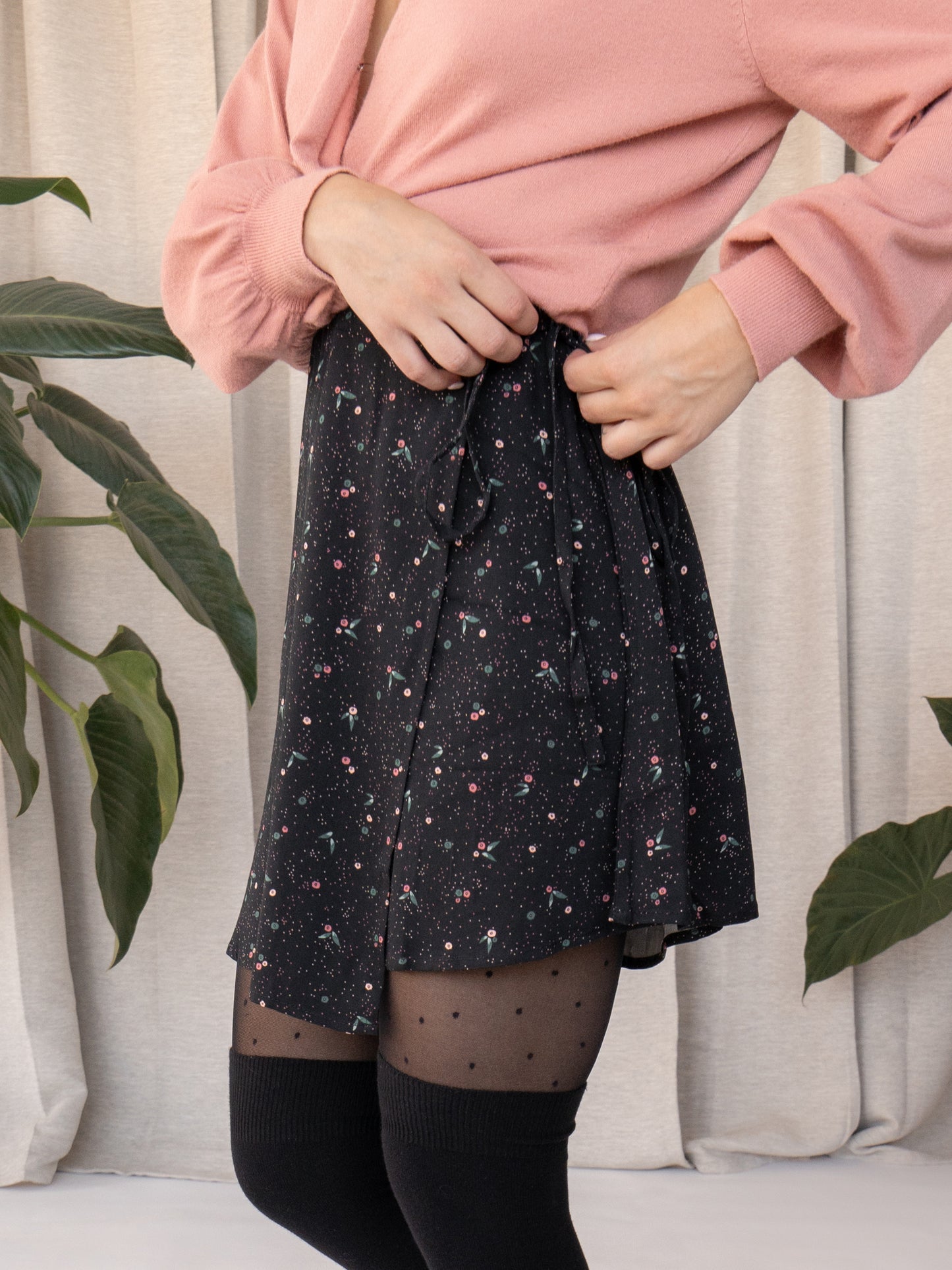 Women's Mini wrap skirt