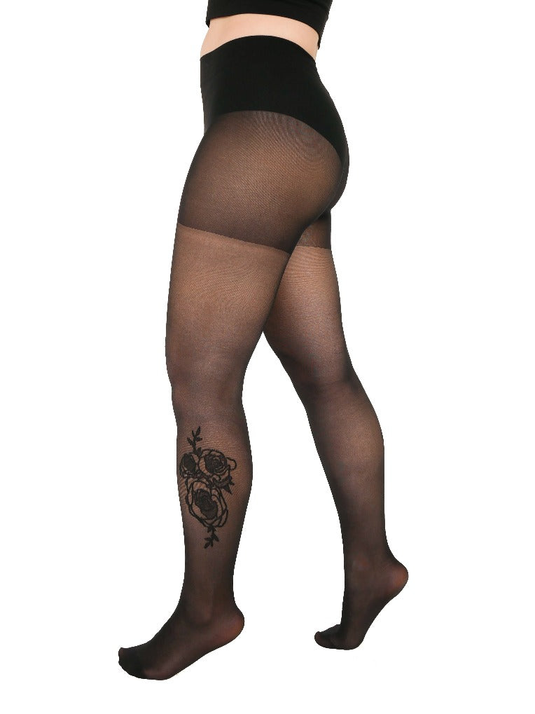 Rose side Tights