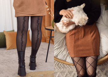 Shop Your Closet: Go Leggy in the Winter With Layered Tights - The