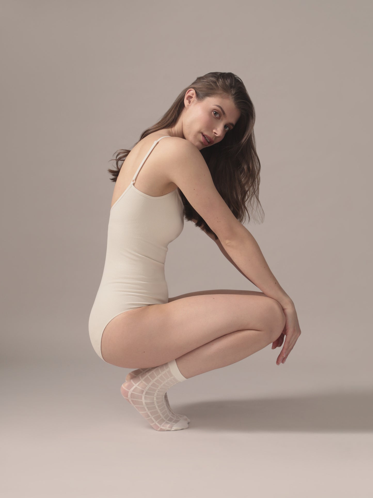 Seamless Bodysuit in Ivory