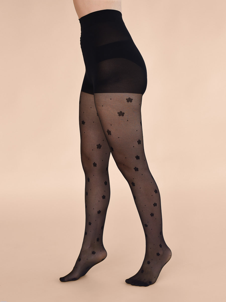 Daisies & Dots Print Tights – From Rachel