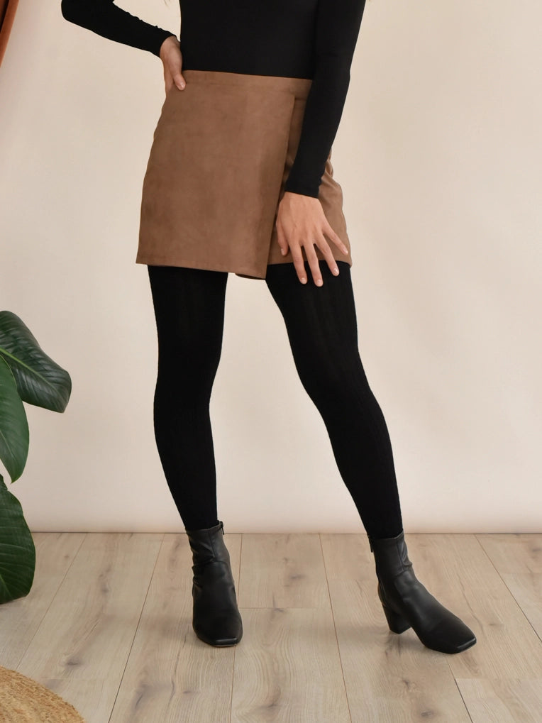 Collant online noir opaque