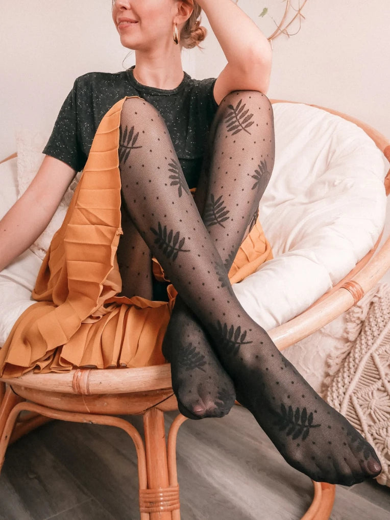 Daisies & Dots Print Tights – From Rachel