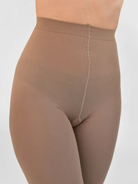 Warm Fleece Tights in Dune