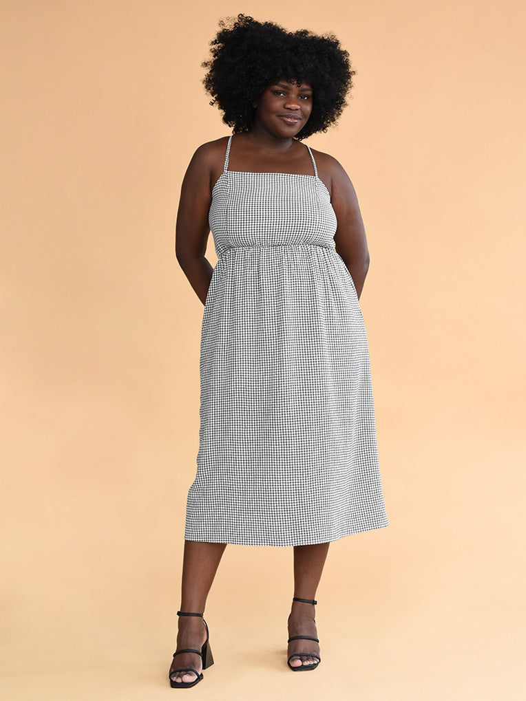 Women's Plus size plaid dress