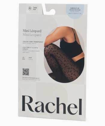 Collant Resille Motif Leopard Noir Collant Resille Motif Leopard Noir
