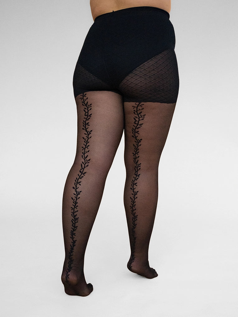 Leaf Back Line Tights 30D