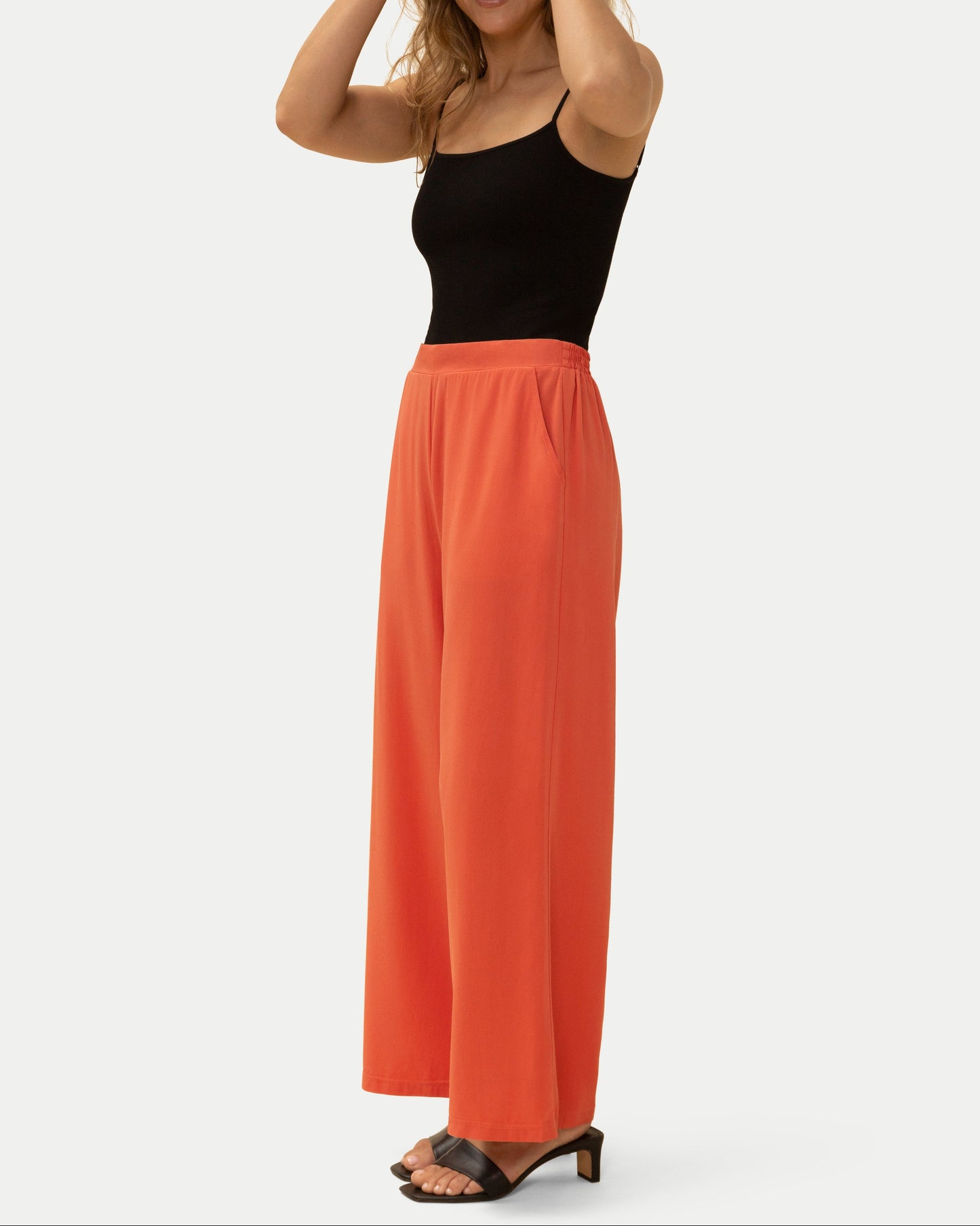 Pantalon fluide Maeve Orange Spritz – From Rachel