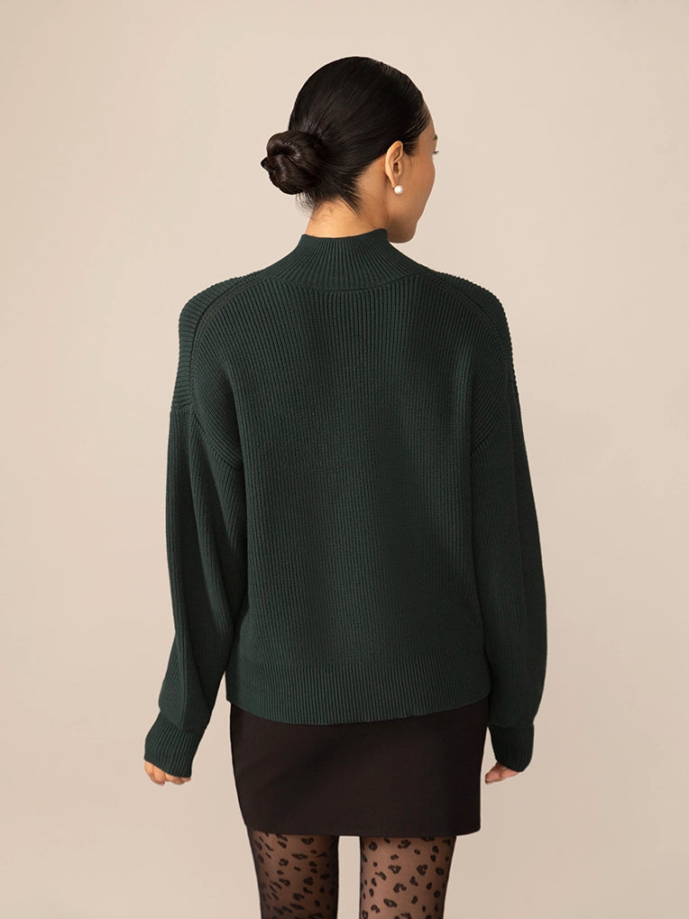 Forest green sweater best sale