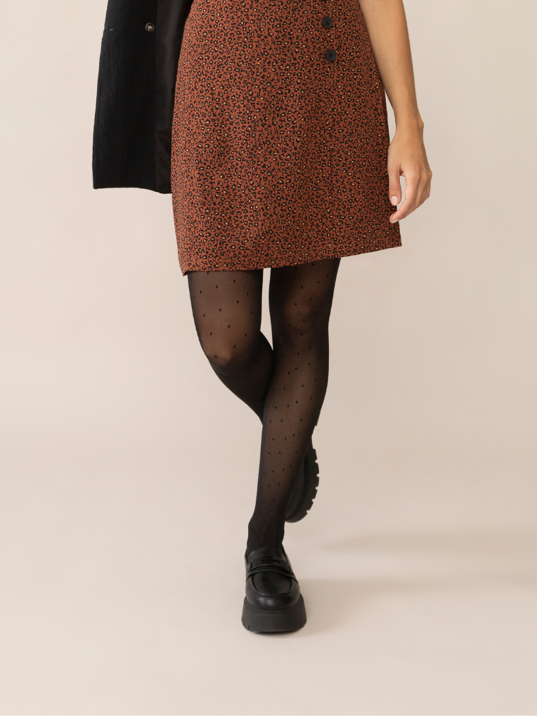 Polka Dot Tights Pantyhose size B