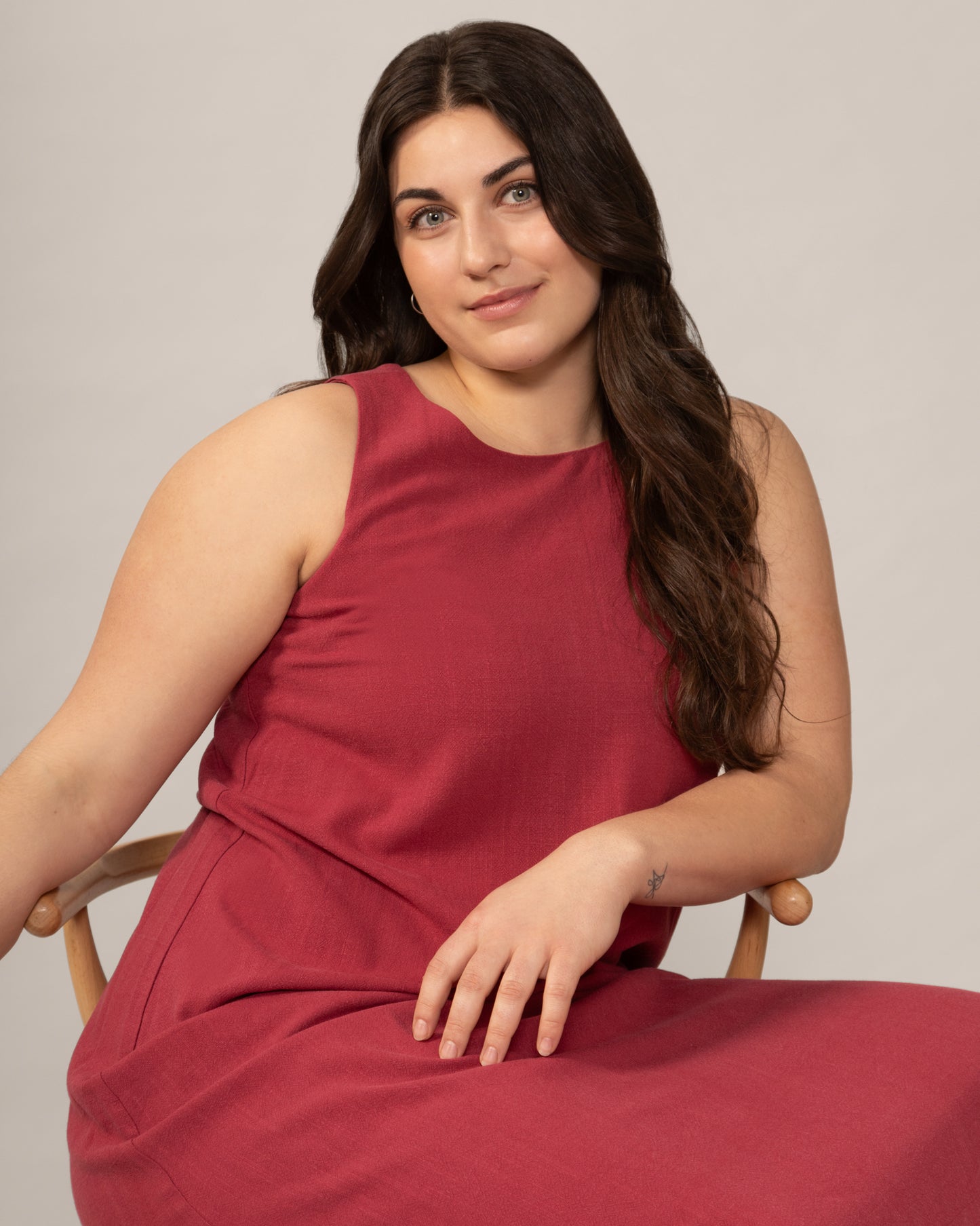 Robe maxi en lin Hibiscus – From Rachel