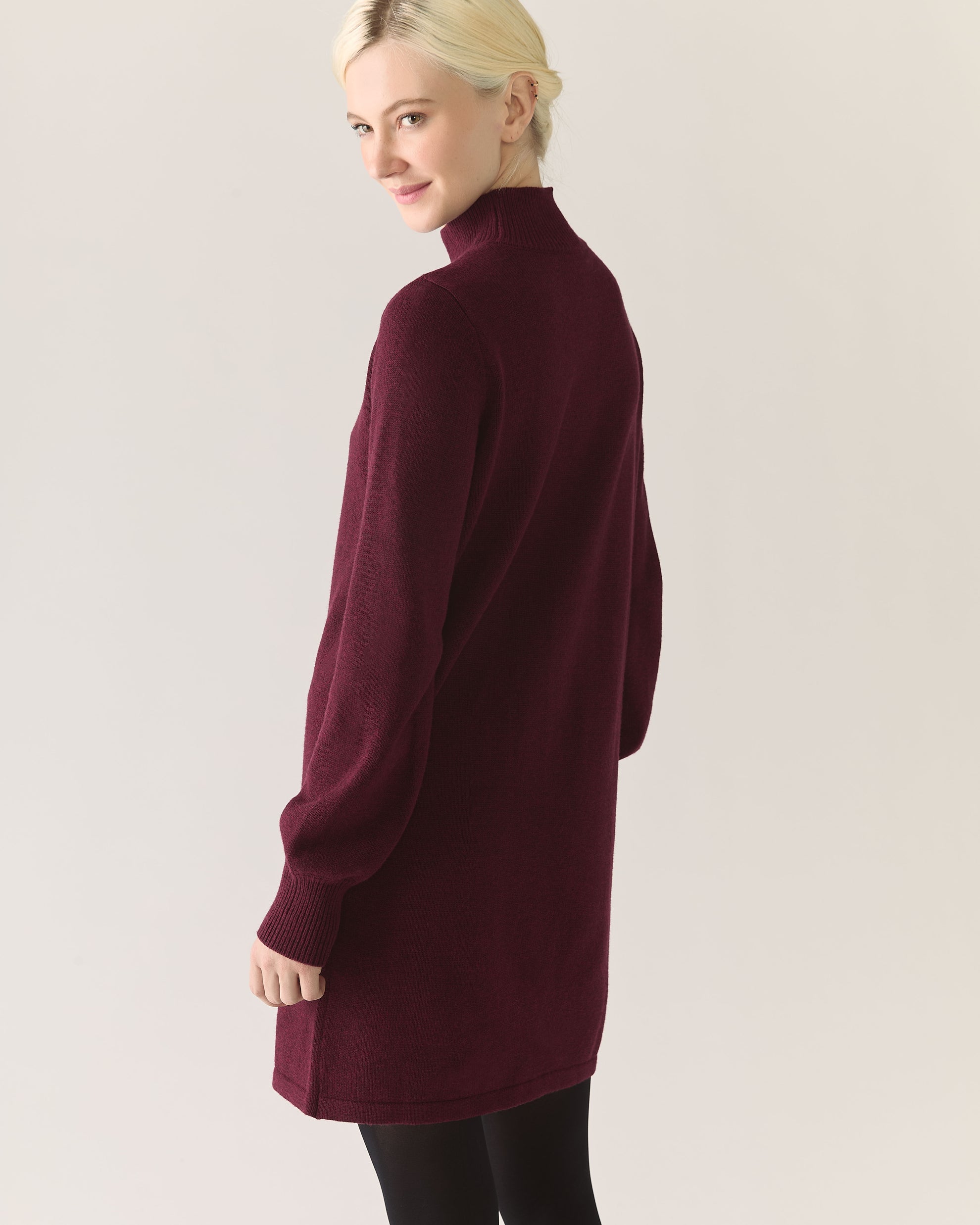 Robe en mérinos responsable - Zinfandel
