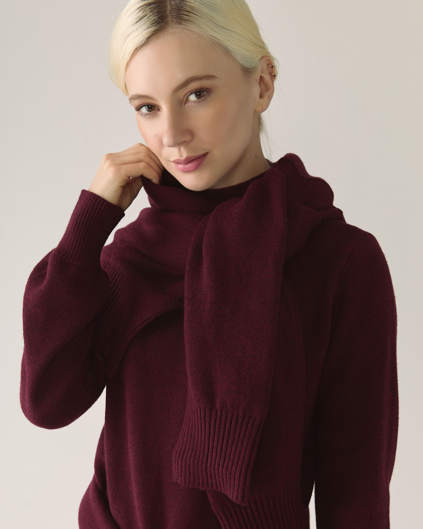 Robe en mérinos responsable - Zinfandel