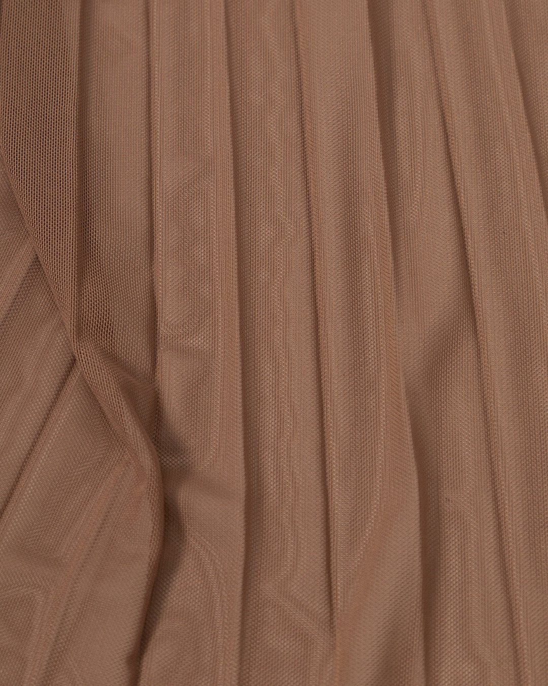 Sheer Mesh Layering Skirt in Mocha Mousse | From Rachel