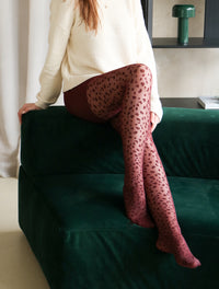 Collant motif léopard - Zinfandel