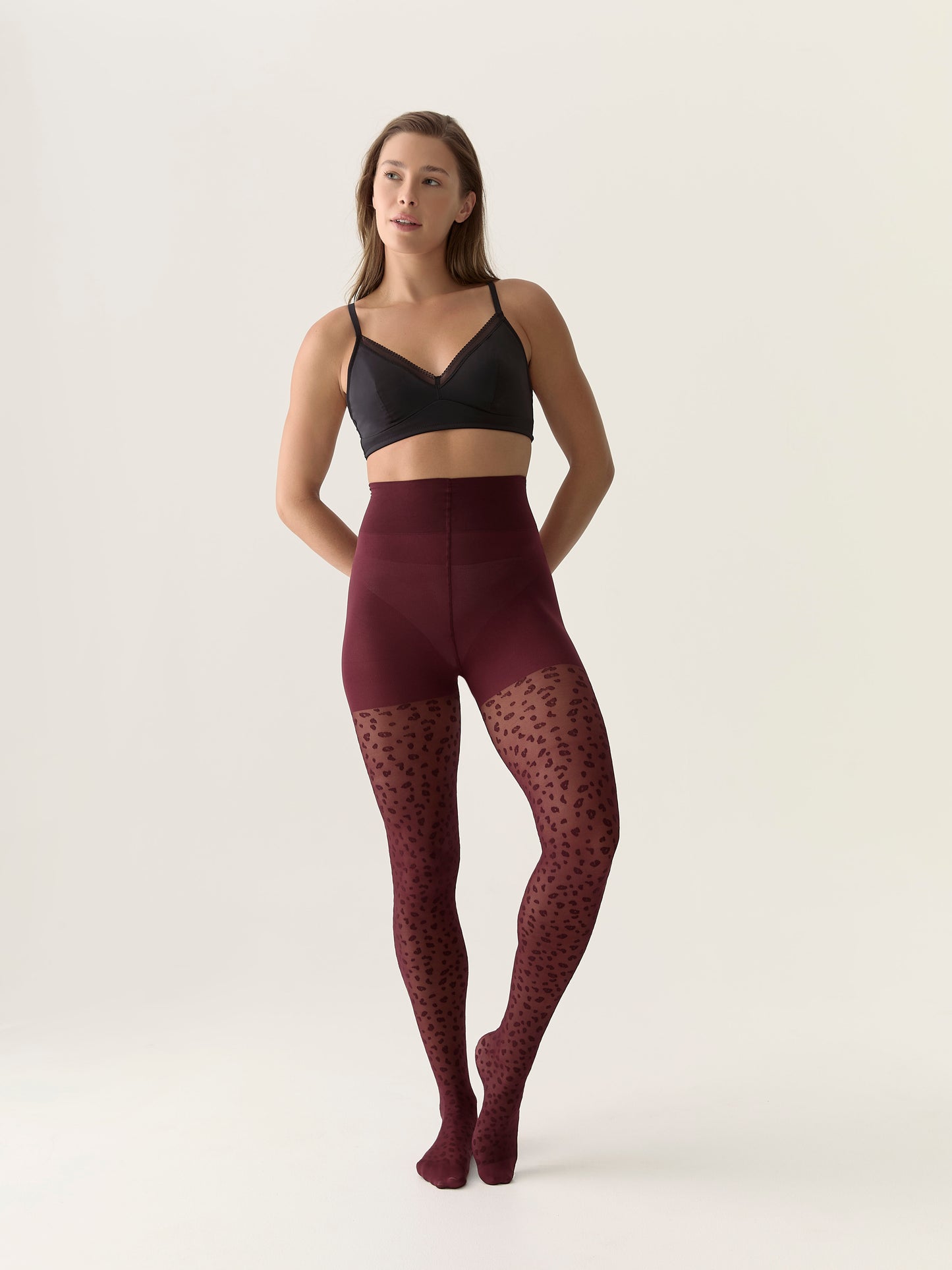 Collant motif léopard - Zinfandel