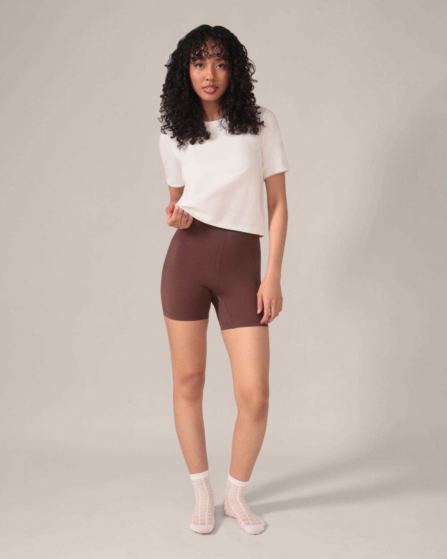 Short seconde peau sans gousset Eversoft - Café