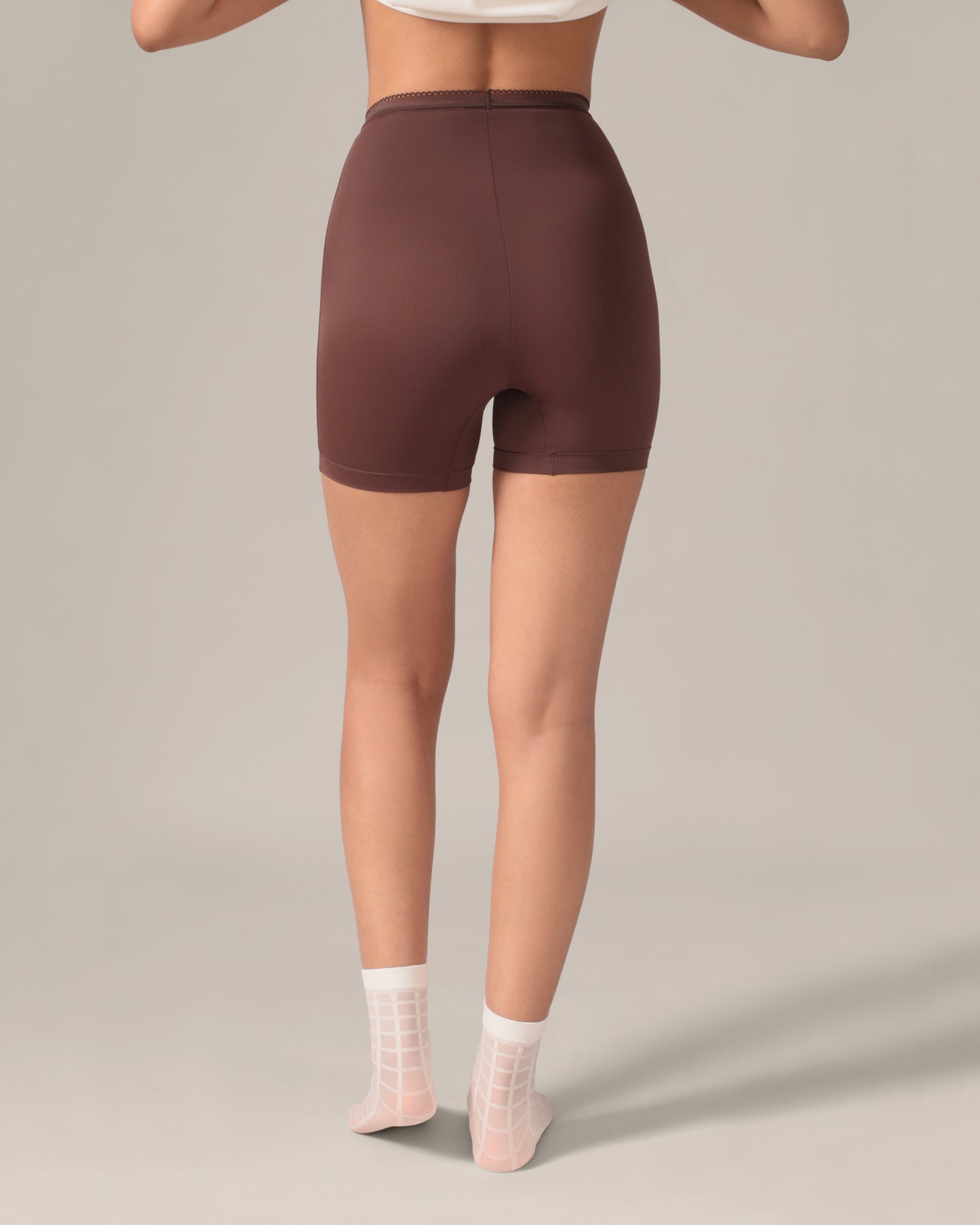 Short seconde peau sans gousset Eversoft - Café