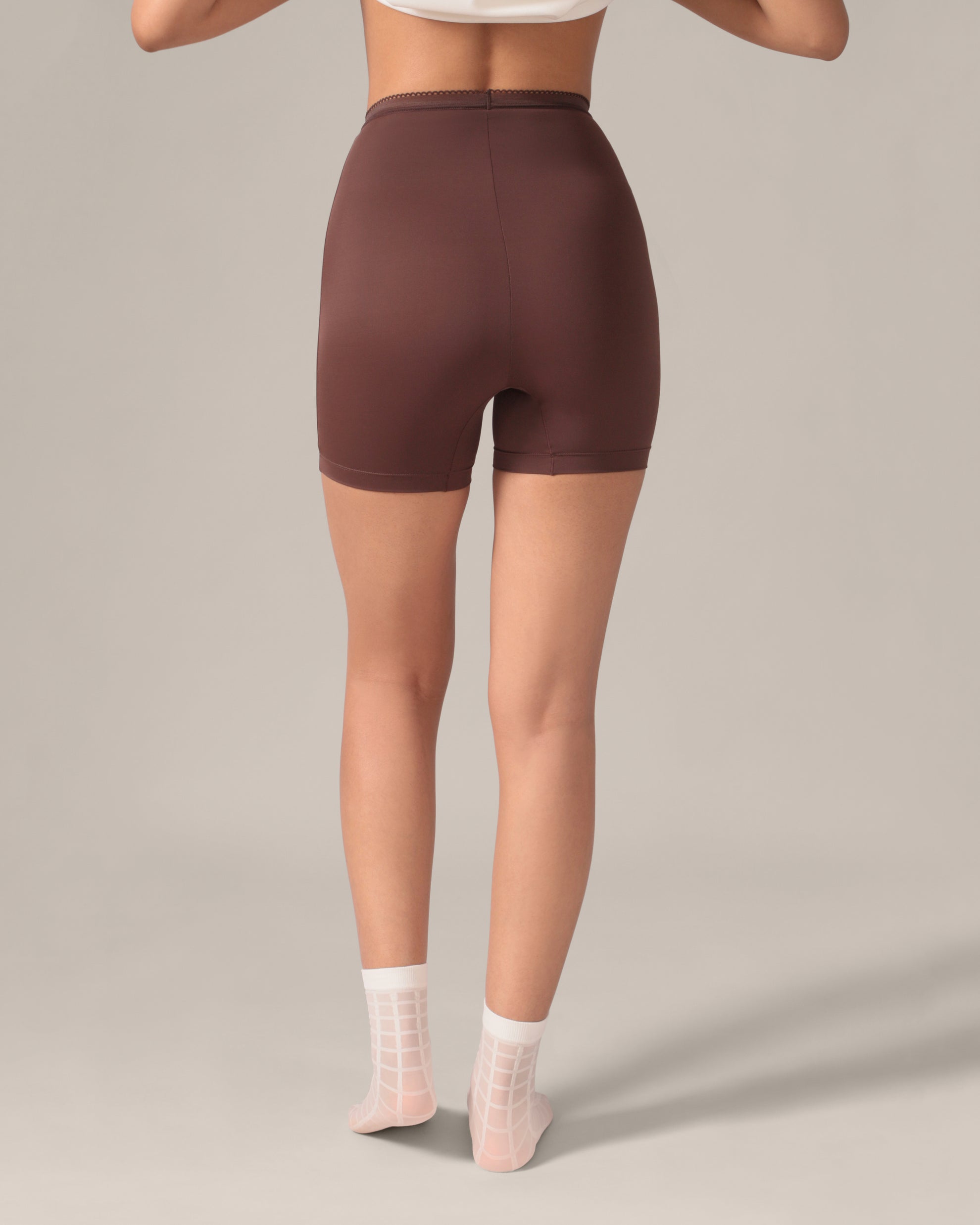 Short seconde peau sans gousset Eversoft - Café