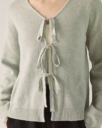 Responsible Merino Reversible Cardigan in Grey