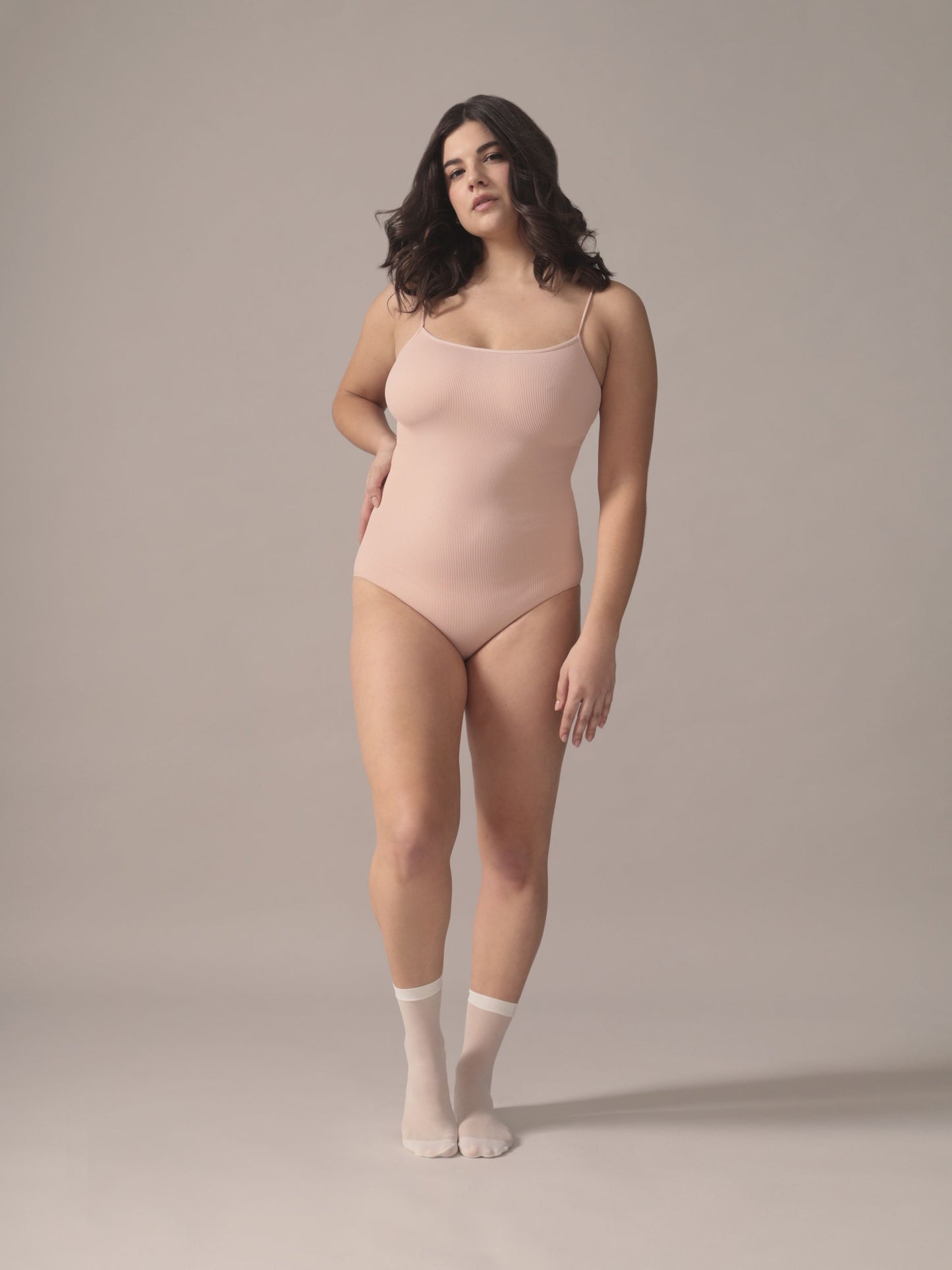 Seamless Bodysuit in Ballerina Pink