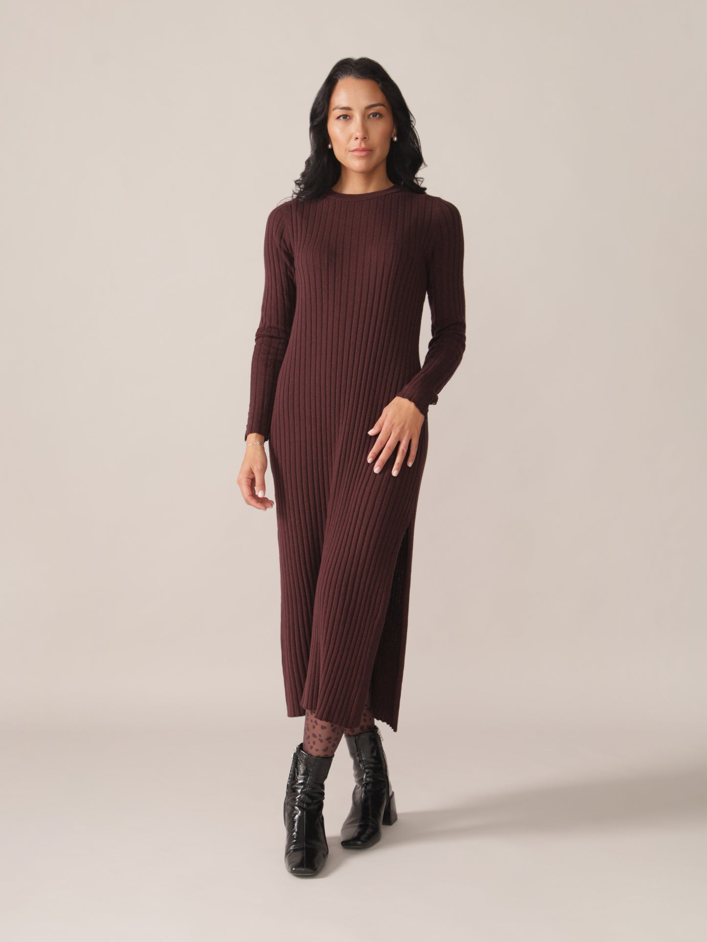 Responsible mulesing-free merino wool long sleeve ribbed ... Responsible mulesing-free merino wool long sleeve ribbed ...
