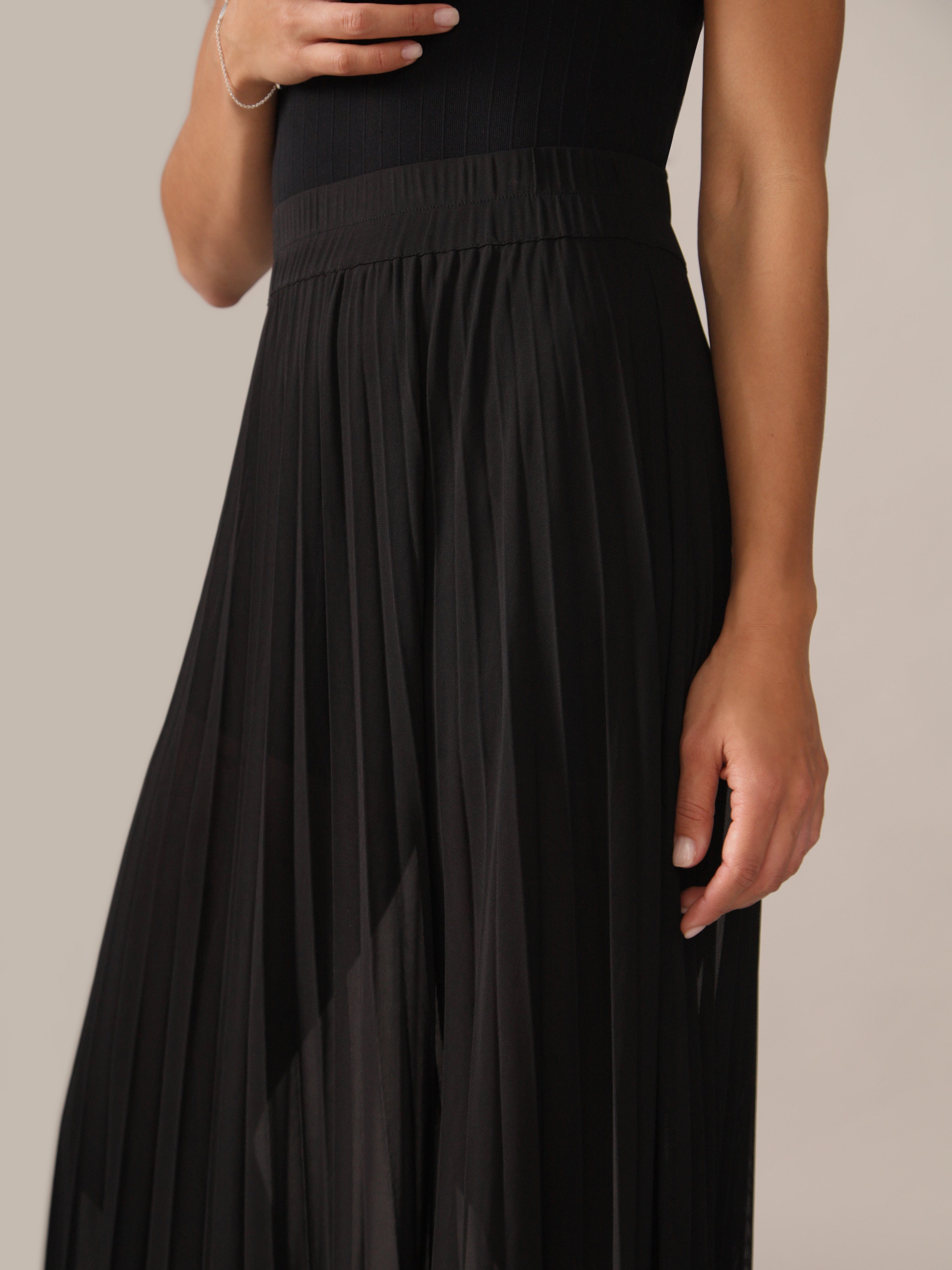 [LOW CLASSIC] ★SHEER LAYERED SKIRT_BLACK LOW CLASSIC