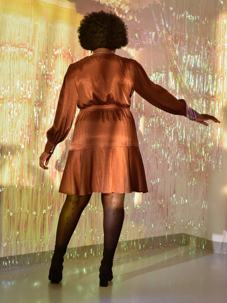 Starry Back Seam hosiery