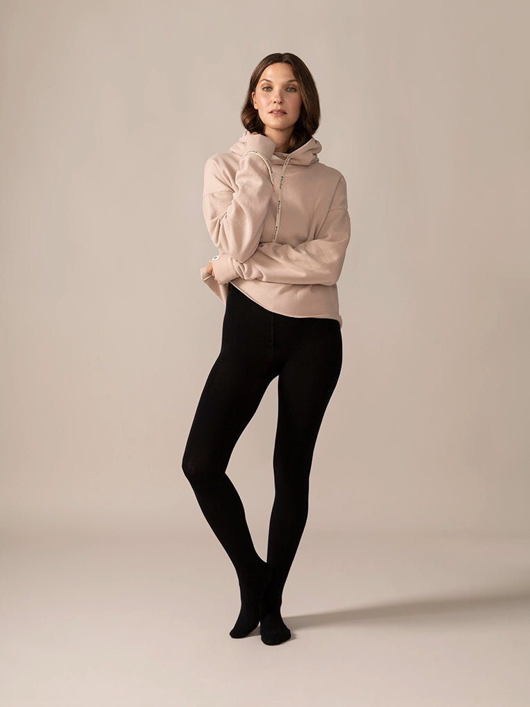 Black Organic Cotton Tights From Rachel