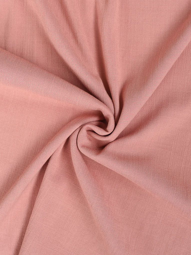 Pink linen effet dress