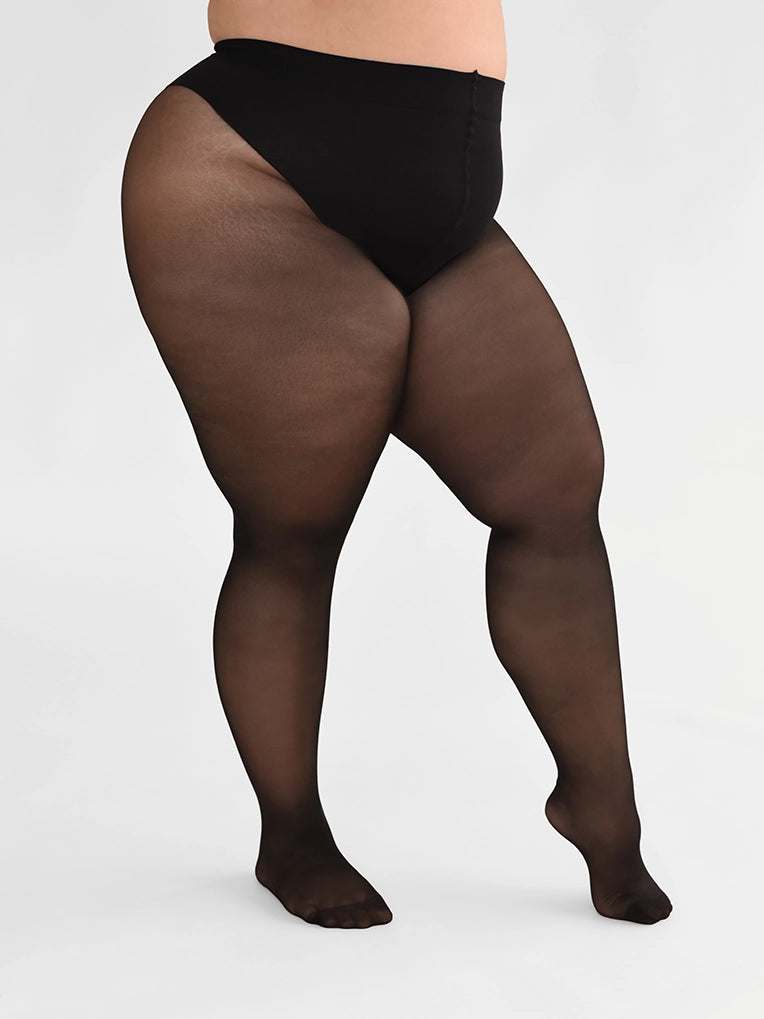 Collant bikini sculptant diaphane 30D