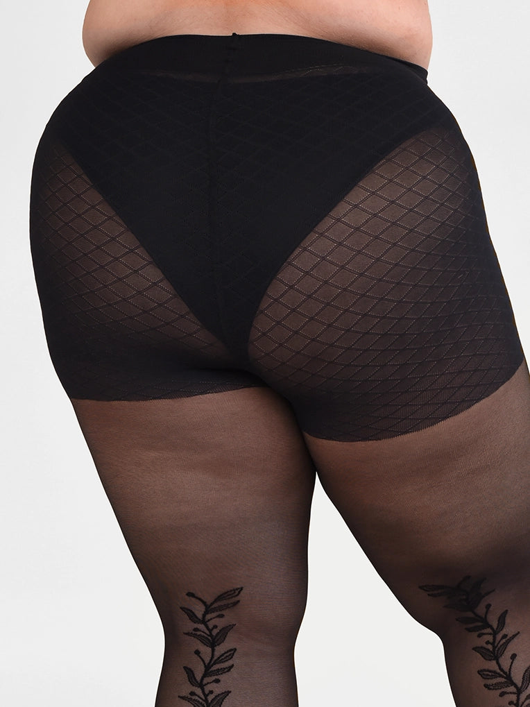 Collants Gerbe Gardenia Avec Couture Arrière - Coloris Chair, 15 Deniers, Made In France